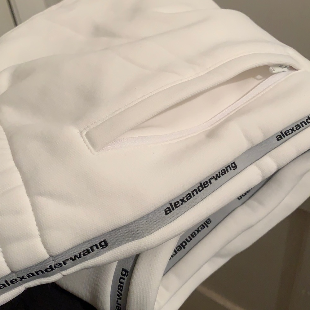 Alexanderwang slim track sweatpant w/logo tape